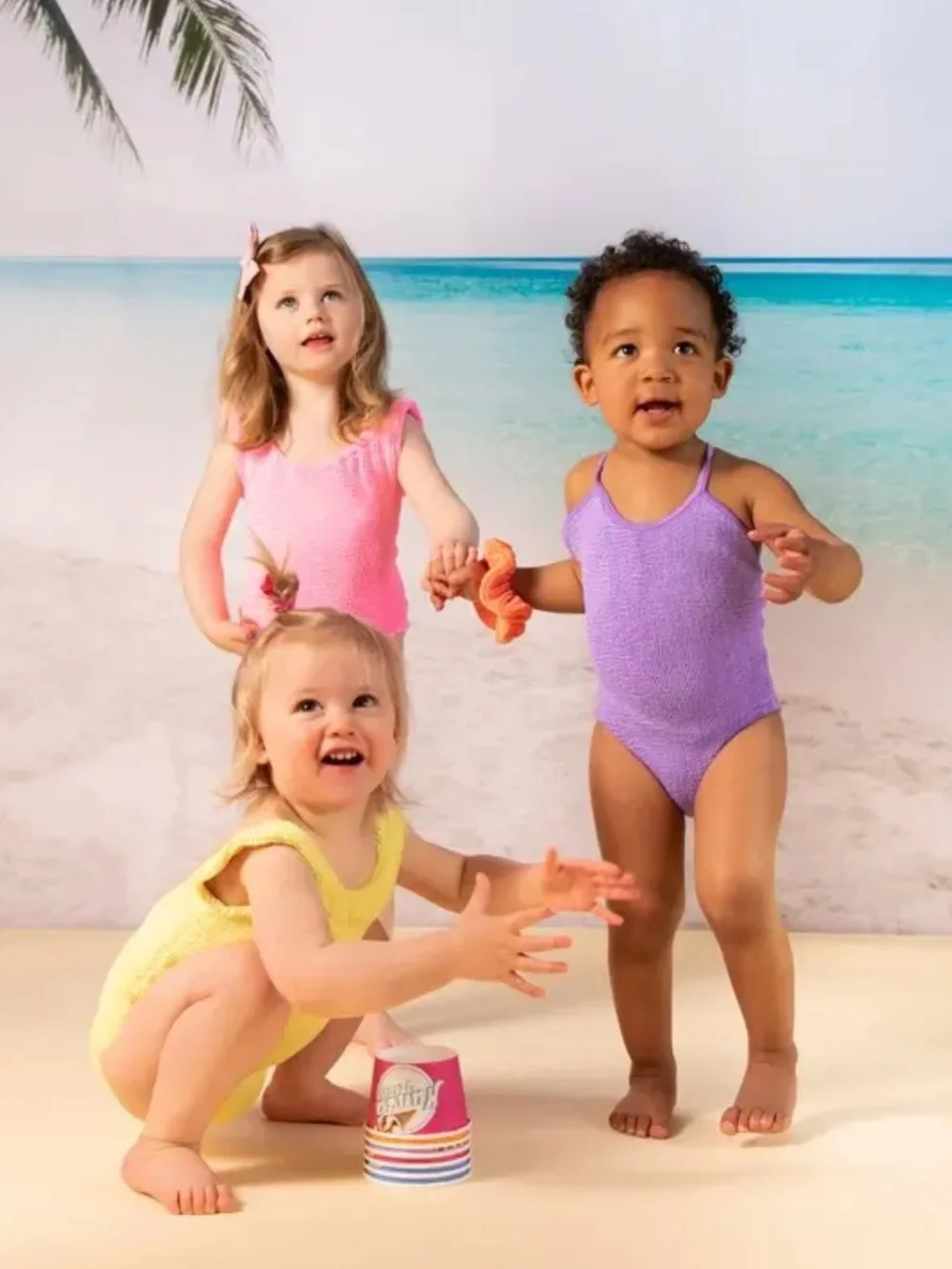 RARE HUNZA G KIDS Margot Swimsuit in Lavender